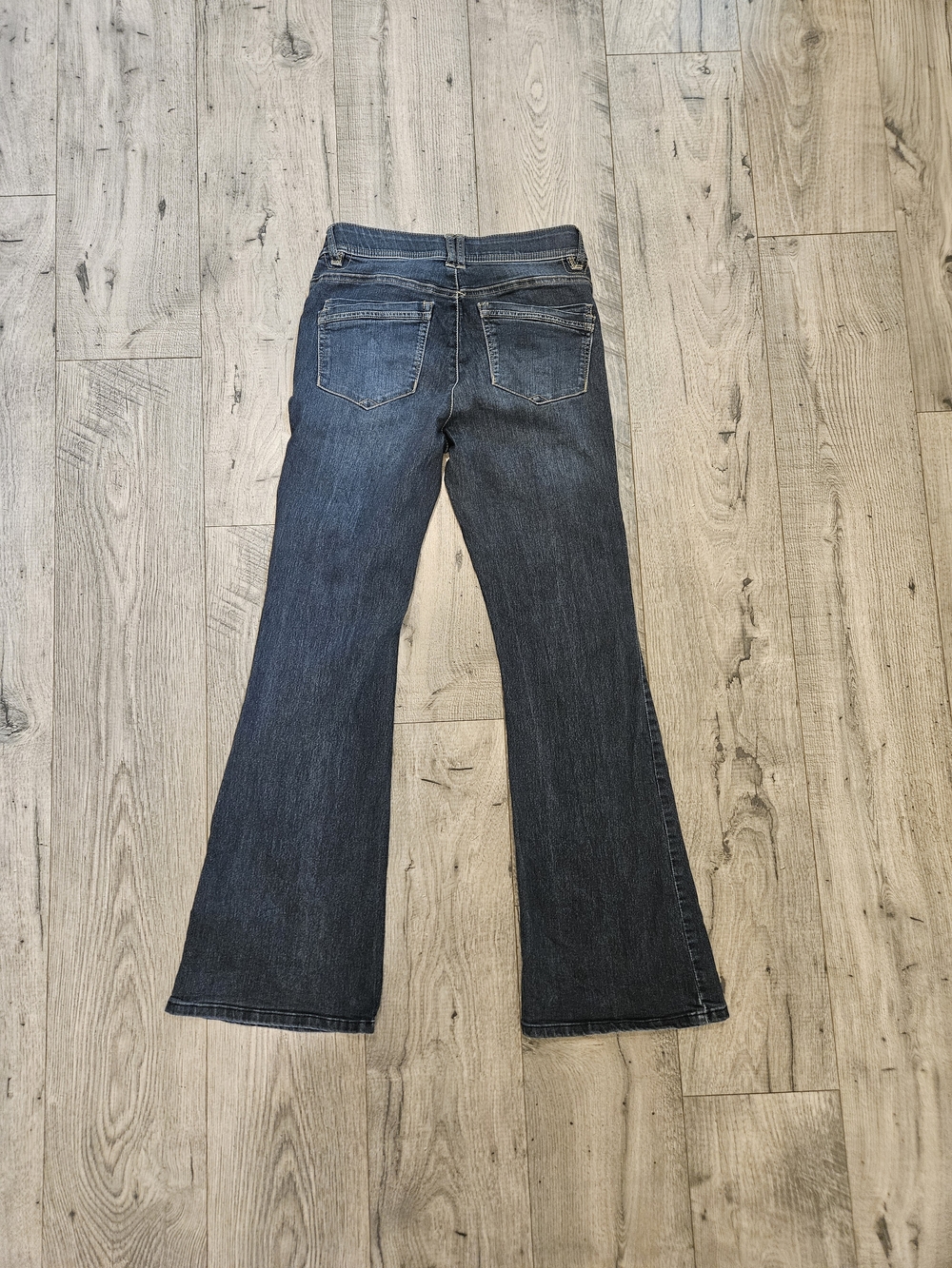 Democracy Dark Blue Flare Cotton Blend Jeans Sz. 4 - Picture 9 of 10